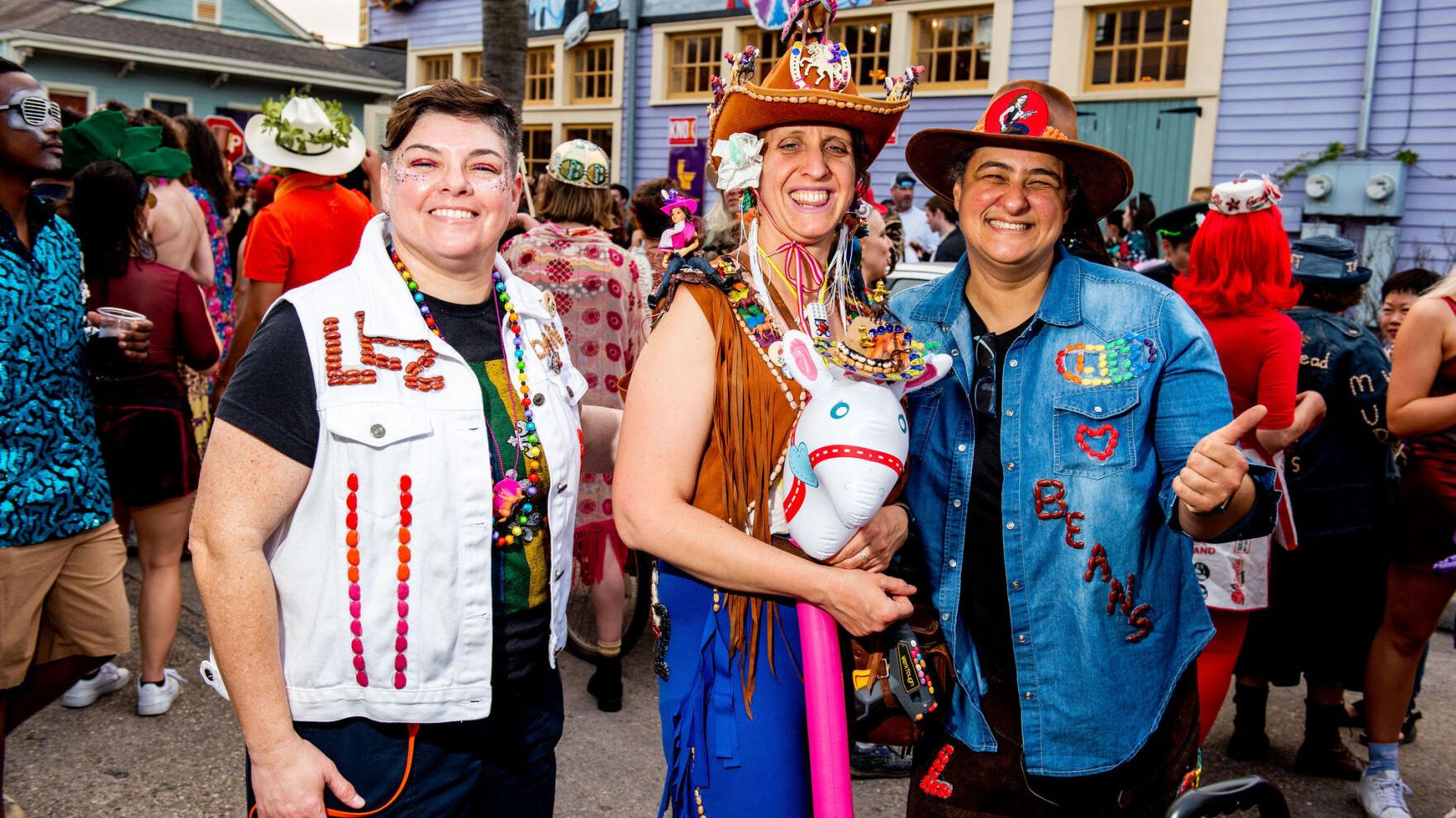 Queer Beans, a new 2024 Mardi Gras marching group, celebrates LGBTQ+ identity